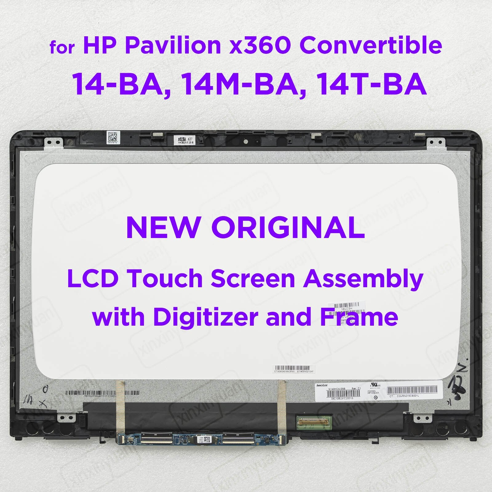 Custodia Inferiore (base) Argento Per HP Pavilion X360 14-BA, 14M-BA, 14T-BA. Ricambio Con Codice 924273-001.