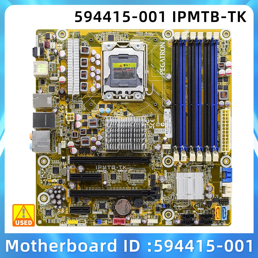 StoneTaskin 594415-001 HP Socket LGA 1366 Intel X58 Express Chipset  Micro-ATX Motherboard for Pavilion Elite E9100 Series Supports DDR3