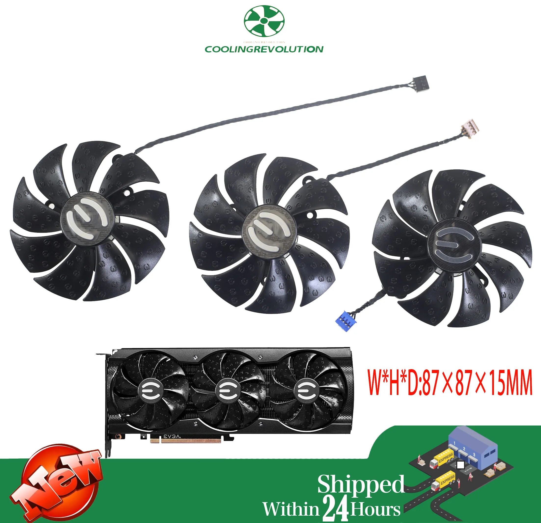 Grafikkarten Lüfter 12V 0.5A - Kühlventilator Für GTX780/780TI & R9 280X