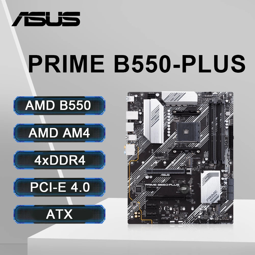 Asus Prime B550 Plus Amd B550 Motherboard ASUS Prime B550 Plus