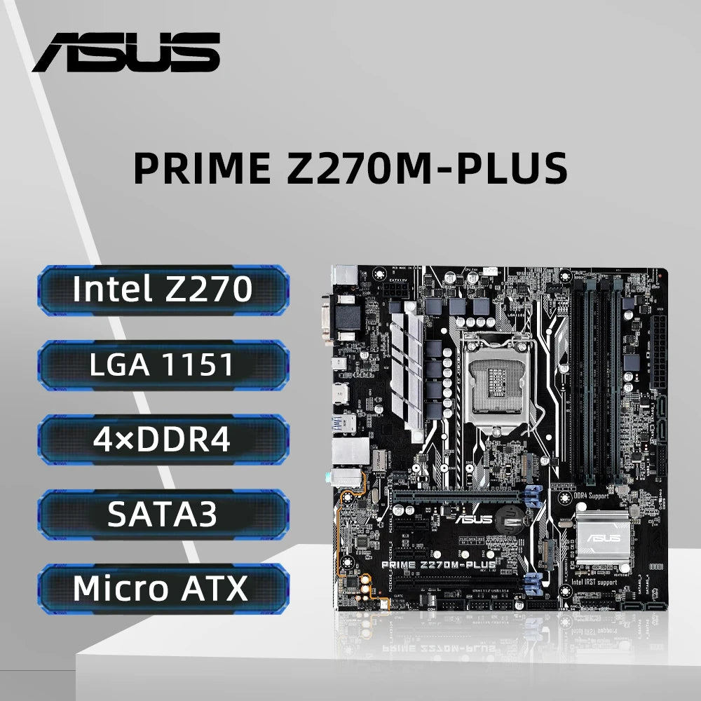 Prime Z270m Plus Asus Z270 Prime Cpu Support ASUS PRIME Z270M-PLUS