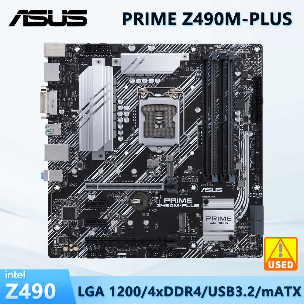 Lga 1200 Z490m Asus ASUS PRIME Z490M-PLUS Intel LGA 1200 Micro-ATX
