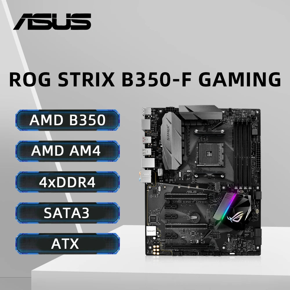 Motherboard B350 Rog Strix F Gaming ASUS STRIX B350-F GAMING
