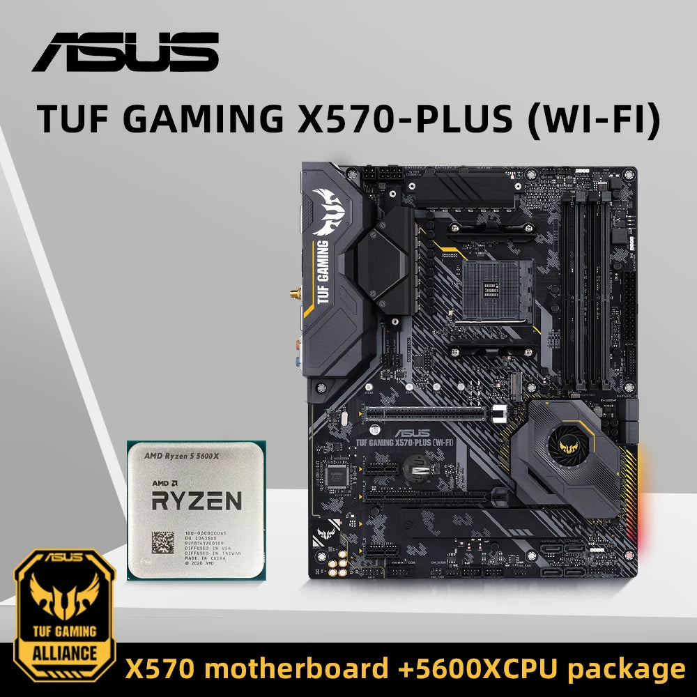 Motherboard Bundle Motherboard For Amd 5600x ASUS X570 Motherboard