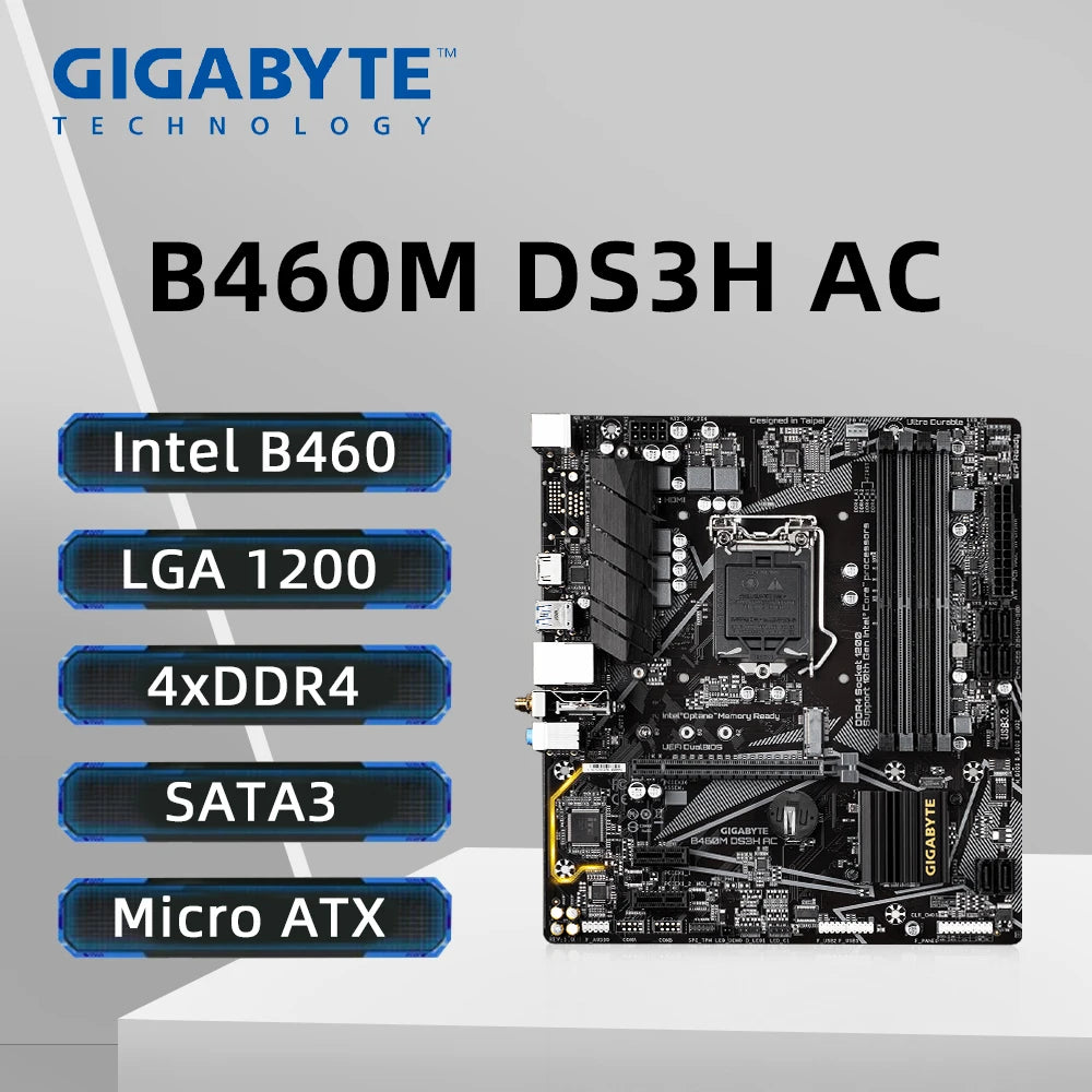 B460 Ds3h Motherboard Gigabyte B460M DS3H AC Motherboard