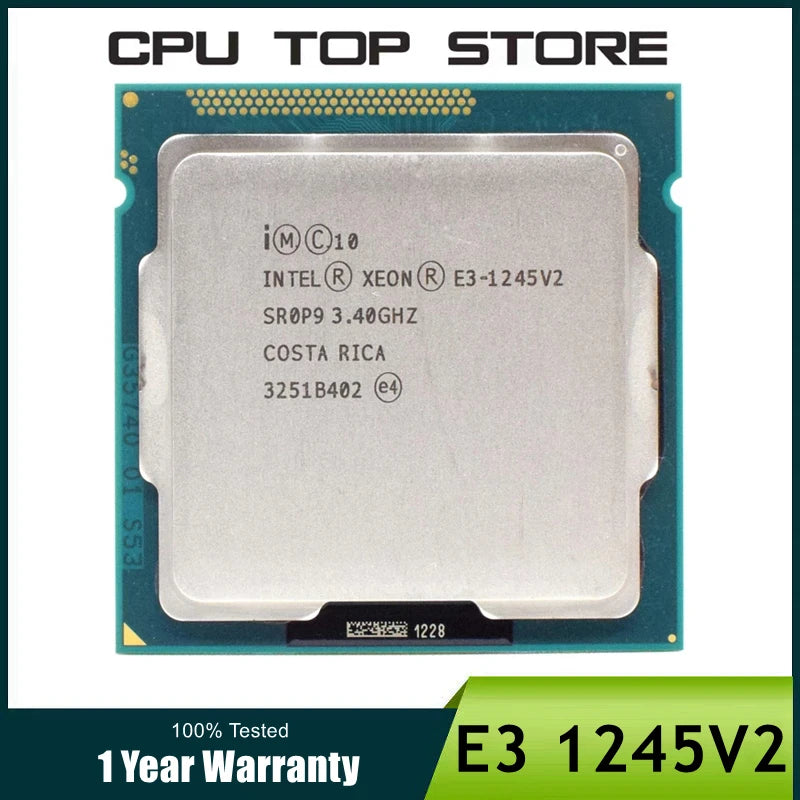 Intel Cpu 1155 Xeon Intel Xeon E3 1245 V2 1245V2 Quad Core CPU