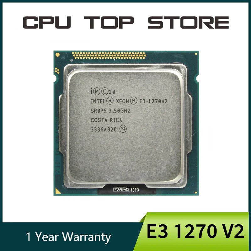 Intel Xeon E3 1270 V2 1270V2 LGA 1155 8MB Quad Core CPU Processor SR0P6