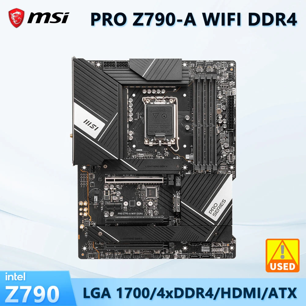 MSI PRO Z790-A WIFI DDR4 Motherboard INTEL Z790 LGA 1700 support