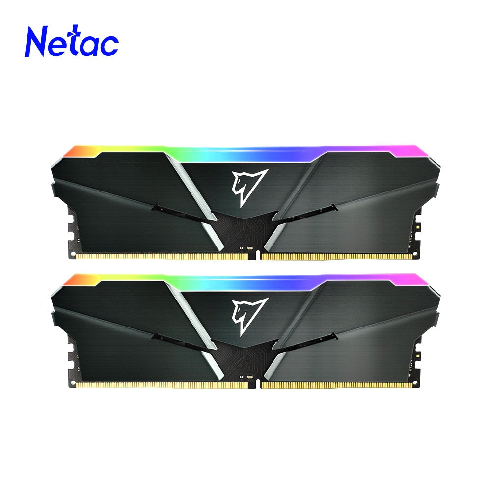 Netac RGB DDR4 RAM Memory 8GB 16GB 32GB 3200mhz 3600mhz Dual Channel D –  StoneTaskin