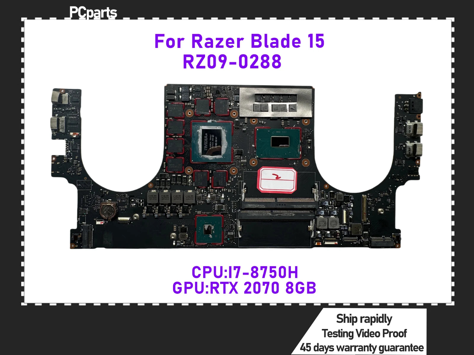 PCparts Original RZ09-0288 For Razer Blade 15 Elite Edition 2019