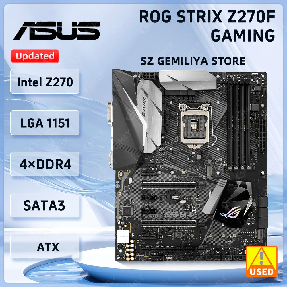 Intel Z270 Asus Rog Strix Z270f Gaming Lga1151 Rog Strix Z270f