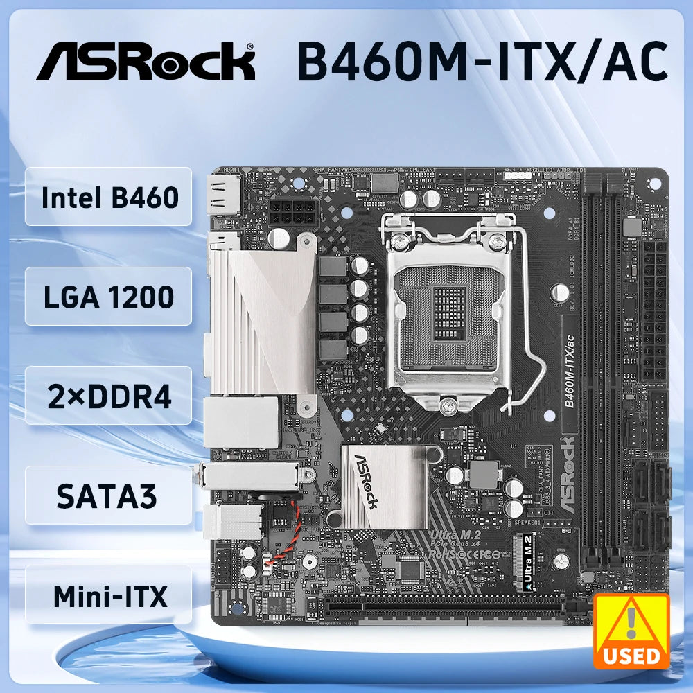 Asrock B460m Itx B460 Itx Ac StoneTaskin ASRock B460M-ITX/AC