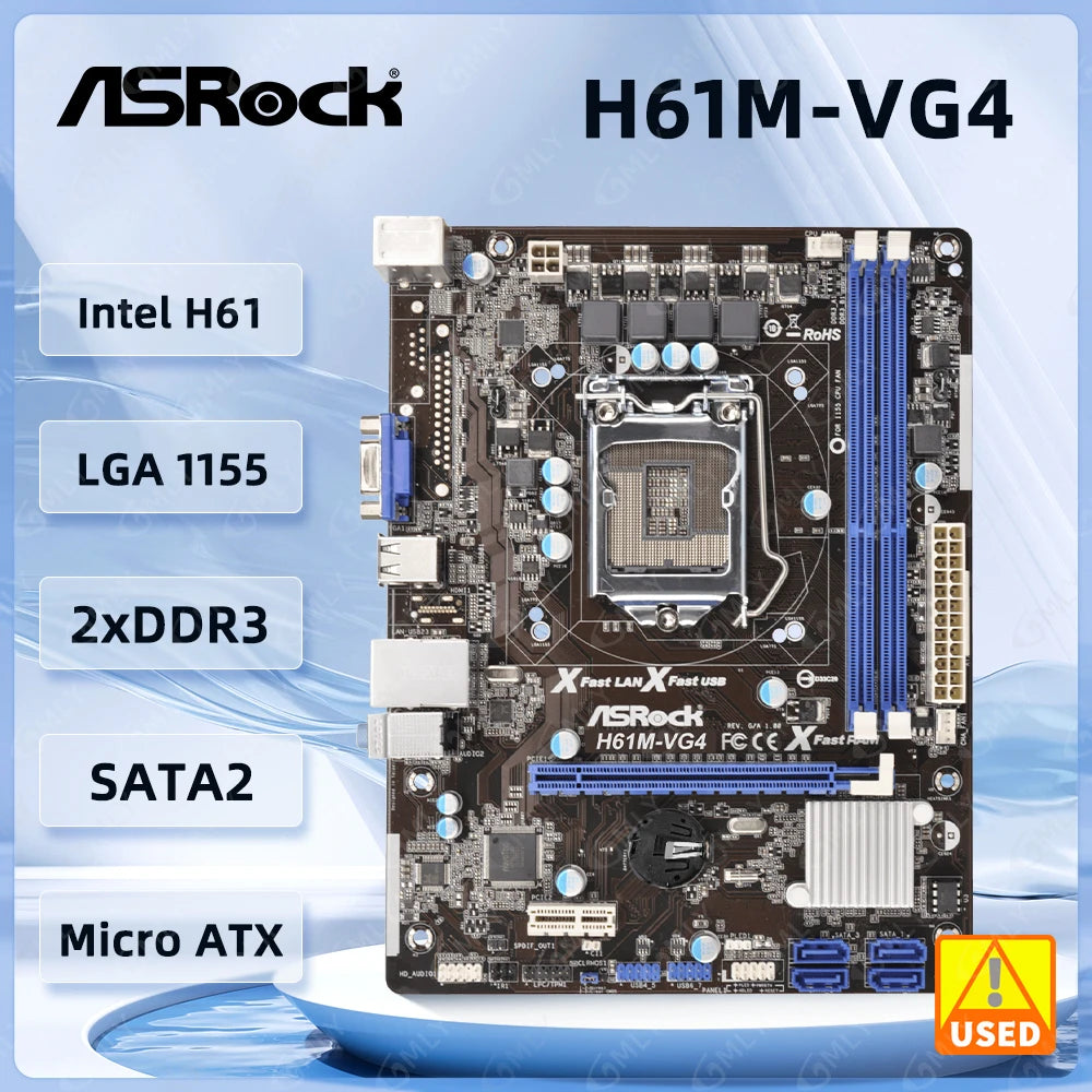 S1 Plus Asrock H61m Motherboard H61 Motherboard Price Desktop
