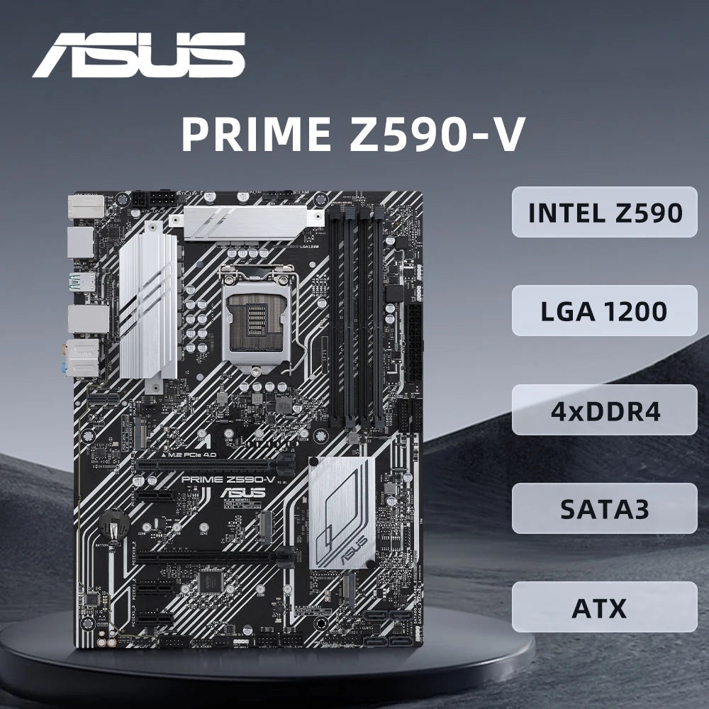 StoneTaskin For ASUS PRIME Z590-V Motherboard Supports i9-11900K i7-11