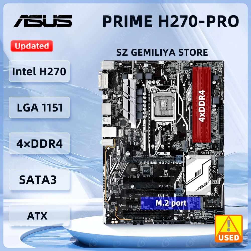 StoneTaskin For ASUS PRIME H270-PRO Motherboard LGA 1151 intel H270 DD