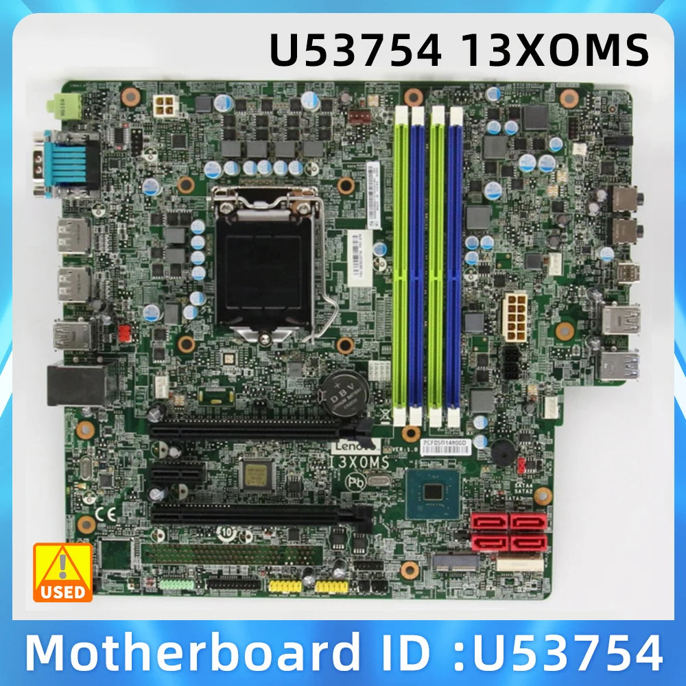 StoneTaskin Lenovo ThinkCentre M920T M920S I3XOMS Motherboard 5B20 U53 - Main Image