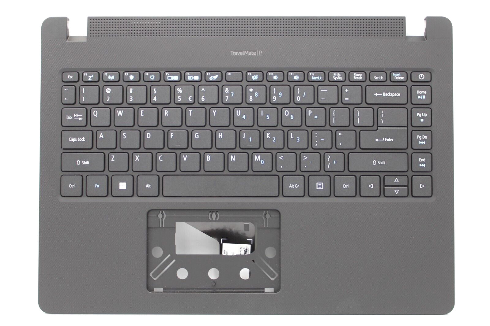 Palmrest Clavier Acer TravelMate P214-52 P40-52 - Noir - Pièce D'origine