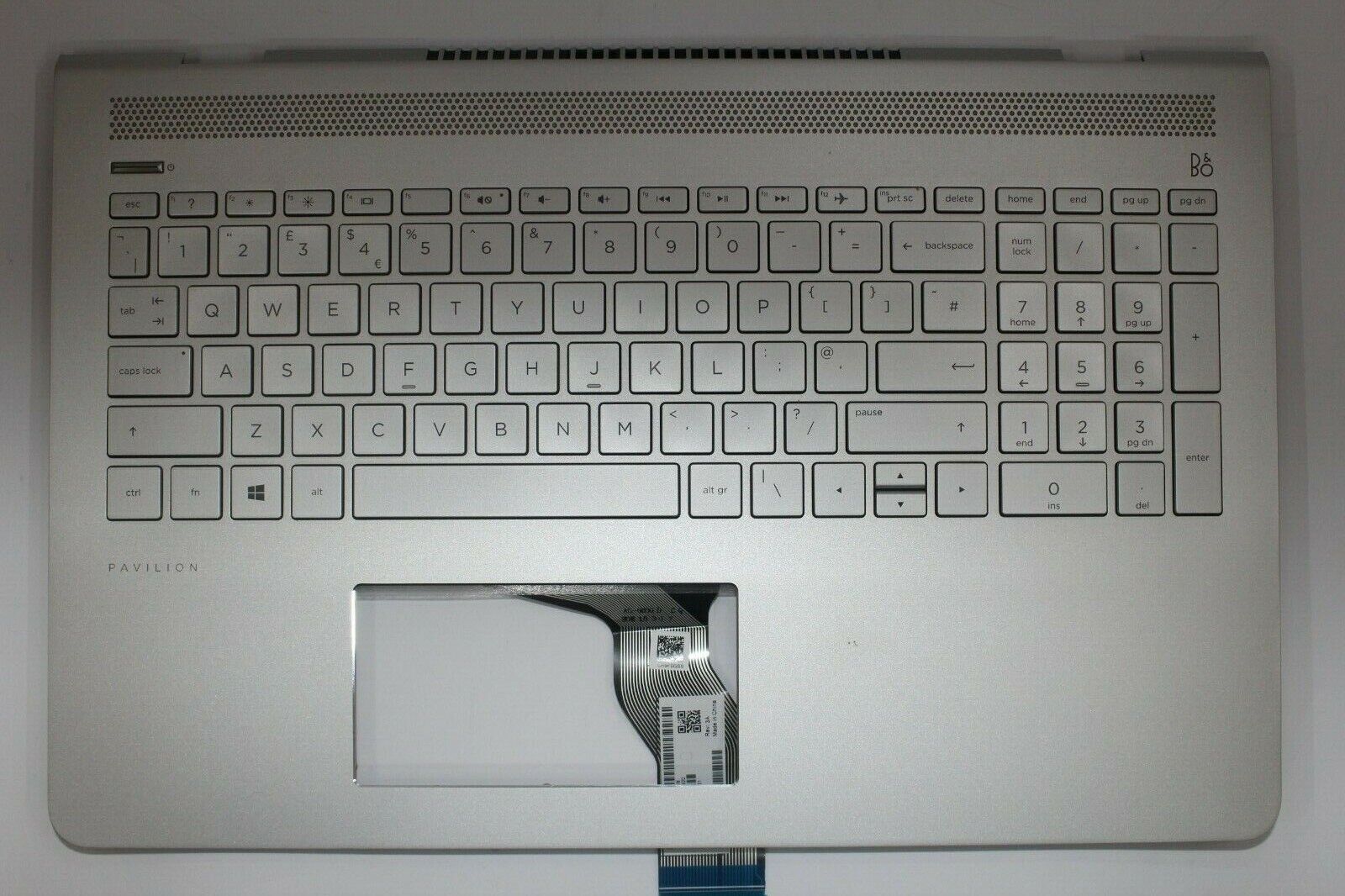 Poggiapolsi Con Tastiera Per HP Pavilion 15-cc542na – Inglese UK, Nuovo (928437-031)