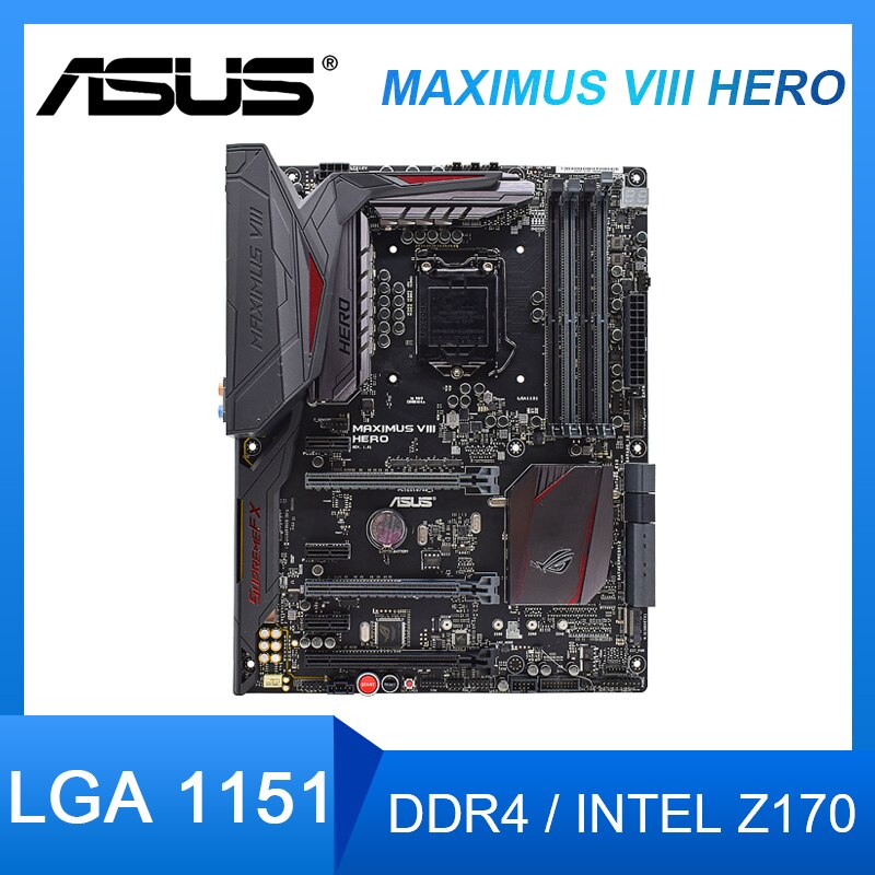 Original ASUS MAXIMUS VIII HERO Desktop motherboard LGA 1151 DDR4