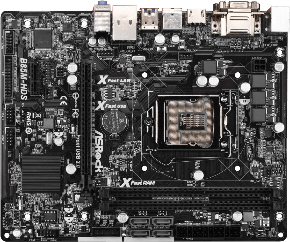 LGA 1150 ASROCK B85M HDS DDR3 RAM 16 Xeon E3 1280 v3 Core i5 i5 4690K cpus PCI E 3 0 USB3.0 Micro ATX