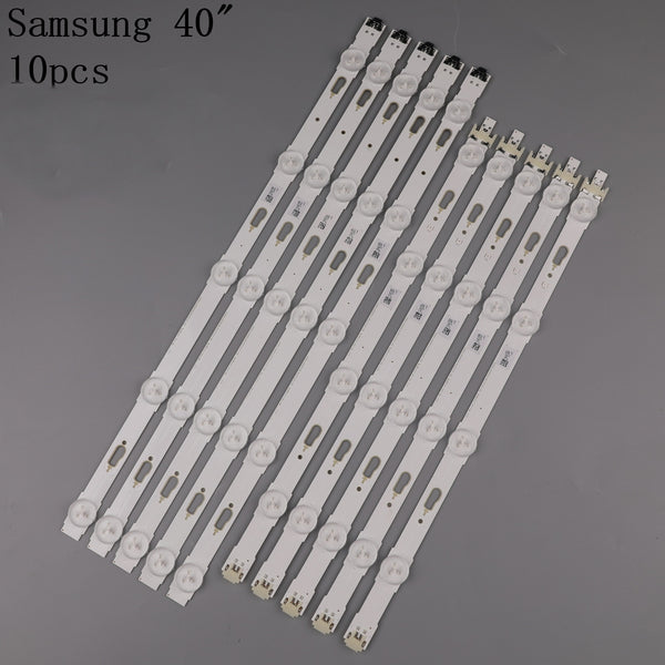 10 PCS LED backlight strip for UE40JU6000K UE40MU6000 UE40MU6100 UE40MU6105 UE40JU6500 S_5U75_40_FL_R05 L04 LM41-00120S 00120R