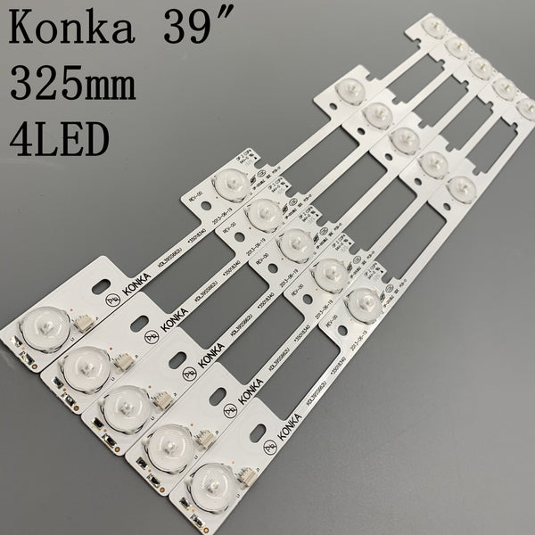 10 Pieces 4 LEDs* 6V LED backlight bar for Konka 39 inches TV KDL39SS662U 35018339 Konka 40 inches KDL40SS662U 35019864 327mm