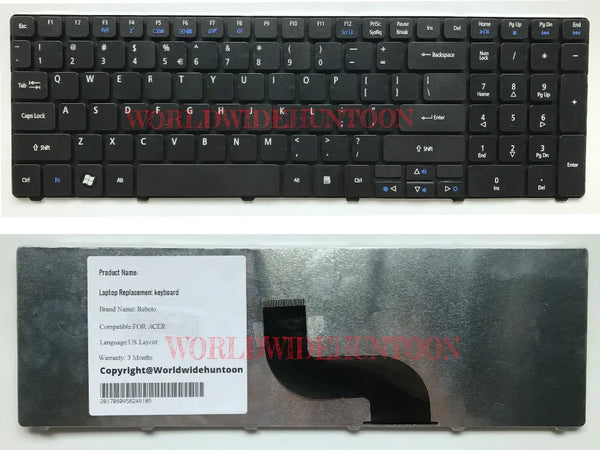 StoneTaskin Brand New Original 100% Brand New Original laptop keyboard for ACER Aspire 5750 5750G Keyboard US Layout 90Days Warranty Free shipping 100% Tested Free Shipping