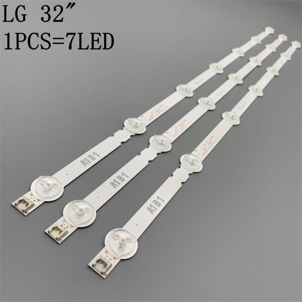 100%NEW for LG 32 inch LCD back light 6916L-1437A B2 2PCS+ 1438A B1 1PCS 1set=3PCS (1PCS=7LED)