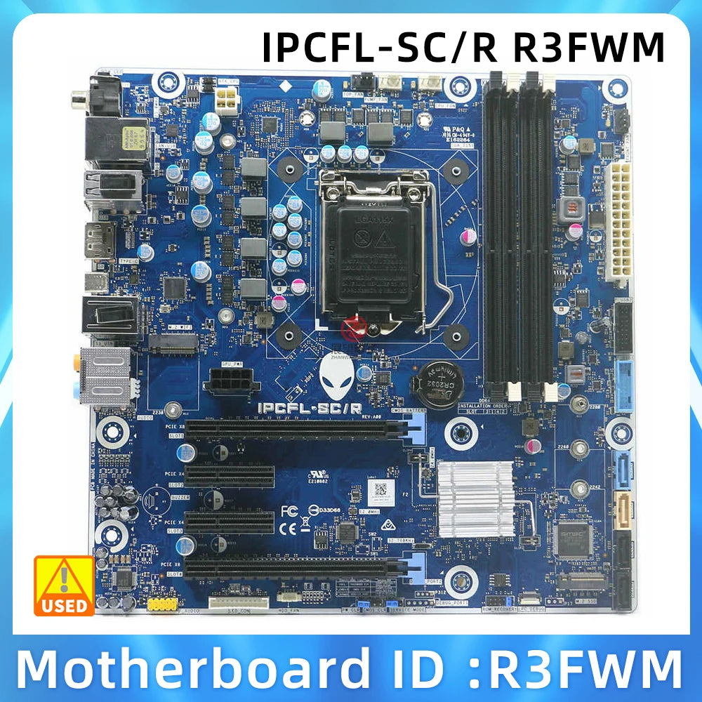 100% Working FOR DELL Alienware Aurora R8 Motherboard IPCFL-SC/R R3FWM ...