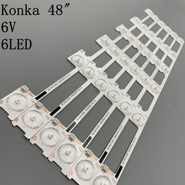 StoneTaskin 10PCS/Lot Konka TV Backlight LED Light Bar/Strips KDL48JT618A 35018539 48 inch 44.2CM 48''