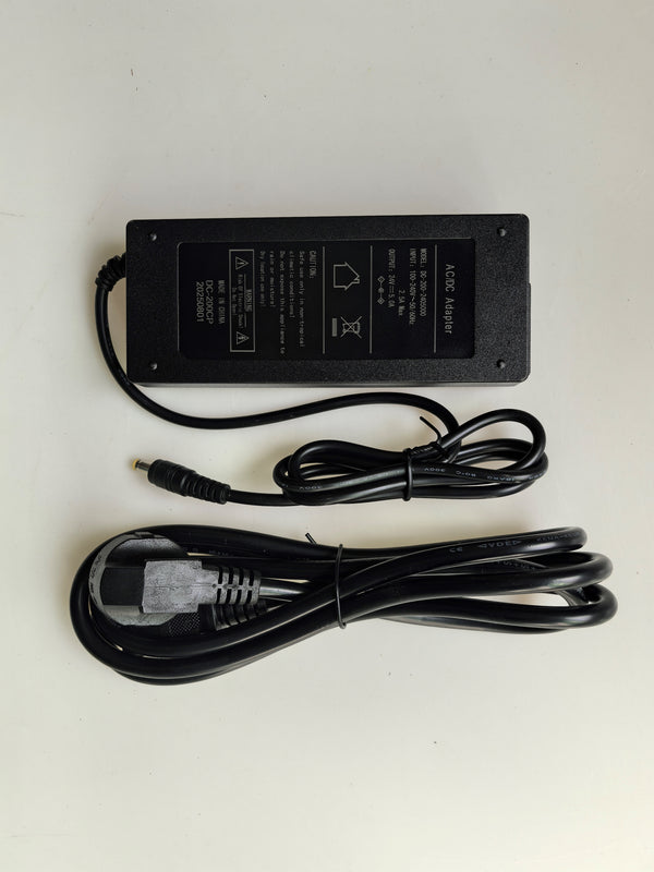 StoneTaskin AC 100-240V to DC 24V 5A Power Supply Adapter Converter with 5.5 x 2.1mm 2.5mm DC Output Jack for JRY-W9CUHD-AA1 JRY-W9RQUHD-FA1 JRY-W9RQUHD-SA1 5K Driver Board