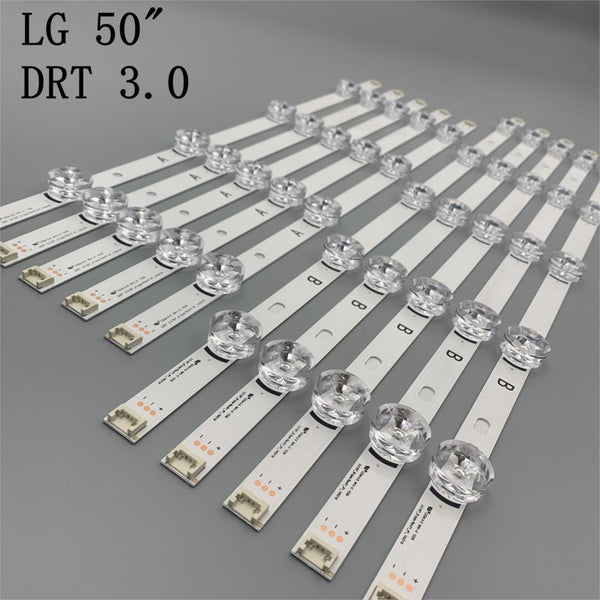 StoneTaskin 10pcs LED strip for LG INNOTEK DRT 3.0 50" A/B 6916L-1978A 6916L-1779A  6916L-1982A 6916L-1983A 50LB5610 50LB650V 50LB653V