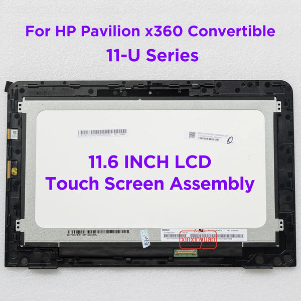 StoneTaskin 11.6" LCD Touch Screen Digitizer Assembly For HP Pavilion x360 Convertible 11-U 11-u015la 11-u001nq 11-u005nt 11-U054TU Display Fully Tested Free Shipping