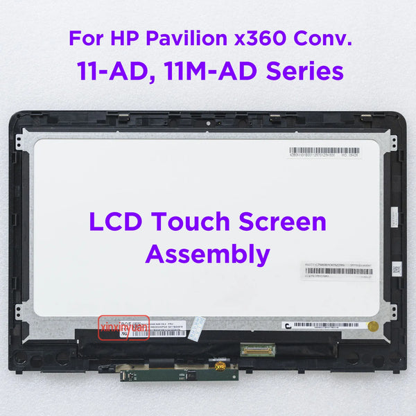 StoneTaskin Original 11.6" LCD Touch Screen Digitizer Assembly for HP Pavilion x360 11-AD 11M-AD 11-AD018CA 11-AD051NR 11-AD113DX ad036TU 925388-001 Free Fast Shipping