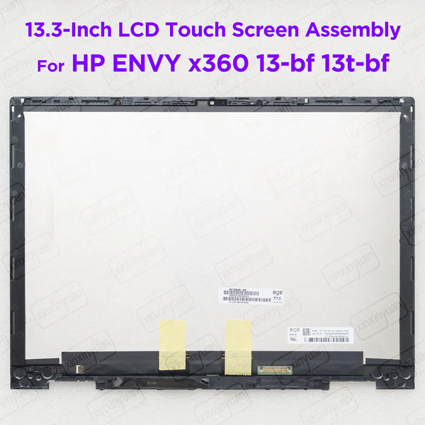 StoneTaskin 13.3" LCD Touch Screen Assembly for HP ENVY X360 13-bf 13t-bf AM-OLED Display Panel Replacement ATNA333AA01 Fully Tested Fast Shipping