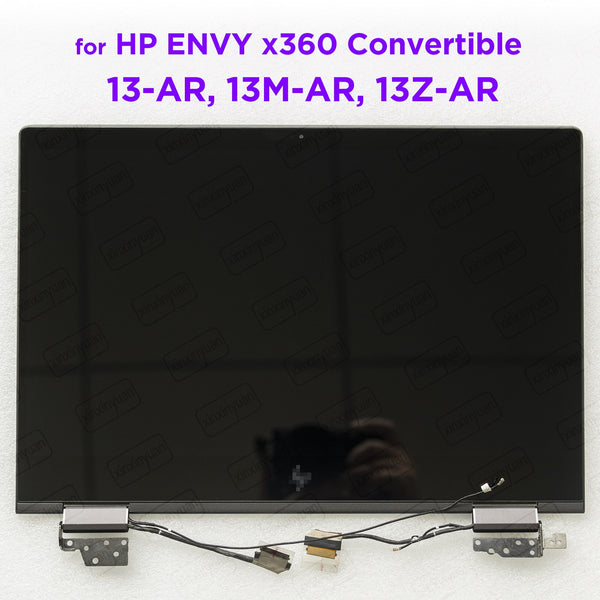 StoneTaskin 13.3 LCD Touch Screen Complete Assembly for HP ENVY X360 13-AR 13M-AR 13Z-AR 13-ar0007ca 13-ar0035AU 13-ar0126AU L53430-001 Replacement