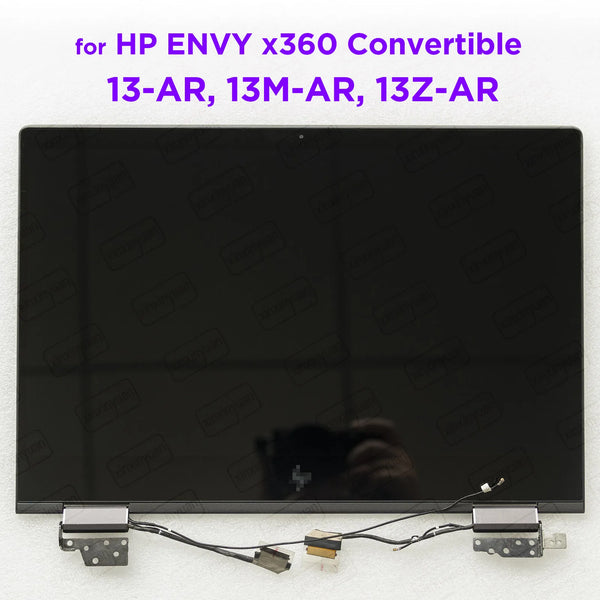 StoneTaskin 13.3 LCD Touch Screen Complete Assembly for HP ENVY X360 13-AR 13M-AR 13Z-AR 13-ar0007ca 13-ar0035AU 13-ar0126AU L53430-001 Display Panel Fully Tested Free Fast Shipping