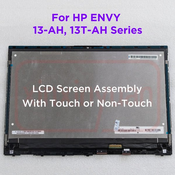 StoneTaskin 13.3 LCD Touch Screen Digitizer Assembly for HP ENVY X360 13-AH 13T-AH 13-ah0003la 13-ah0029tu ah0044TX Display Panel L19536-001 Replacement