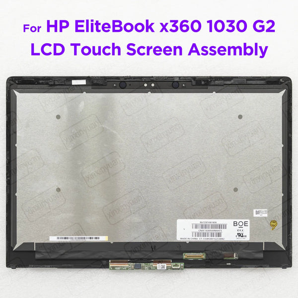 StoneTaskin 13.3" LCD Touch Screen Digitizer Assembly for HP EliteBook x360 1030 G2 Display Panel Replacement FHD1920x1080 917927-001 Display Panel Fully Tested Free Fast Shipping