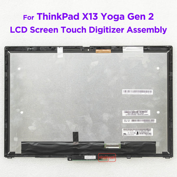 StoneTaskin Original 13.3 LCD Touch Screen Digitizer Assembly for Lenovo ThinkPad X13 Yoga Gen 2 20W8 20W9 Display Replacement 5M11C82045 5M11C82043 Free Fast Shipping