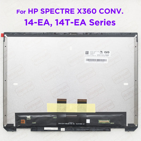 StoneTaskin 13.5" LCD Touch Screen Assembly for HP SPECTRE X360 14-EA 14T-EA AM-OLED Display Panel 14-EA0047NR ea0054TU EA1008CA M22157-001 Fully Tested Fast Shipping