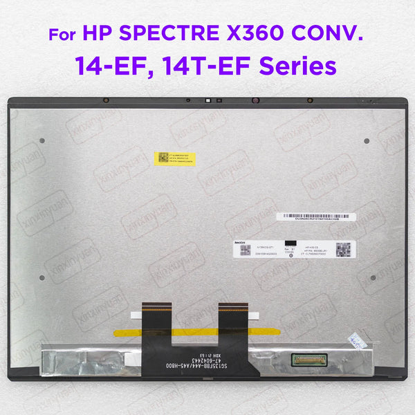 StoneTaskin 13.5" LCD Touch Screen Assembly for HP SPECTRE X360 14-EF 14T-EF AM-OLED Display Panel ATNA35VJ07 14-ef2000la ef2001TU EF2023DX Fully Tested Fast Shipping