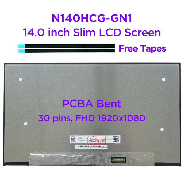 14.0 IPS Laptop LCD Screen N140HCG-GN1 Fit LP140WF9-SPD1 B140HAN03.2 HW2A For Dell Latitude 3420 ASUS UX433 UM434 Display 30pins