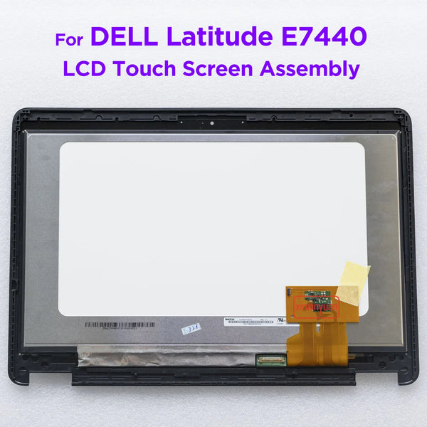 StoneTaskin Original 14.0 Inch Laptop LCD Screen Touch Digitizer Assembly for DELL Latitude E7440 Display Panel Replacemet FHD 1920x1080 Fast Free Shipping