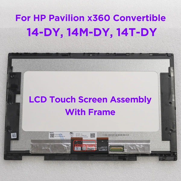 StoneTaskin 14.0 LCD Touch Screen Digitizer Assembly For HP Pavilion x360 Convertible 14-DY 14T-DY000 14M-DY1023DX 14-dy0503la 14-dy1028TU Fully Tested Free Shipping