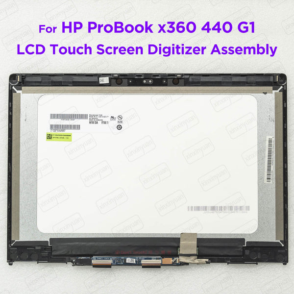 StoneTaskin 14.0 LCD Touch Screen Digitizer Assembly For HP ProBook x360 440 G1 FHD1920x1080 Display Panel Replacement L28255-001 L28258-001 Replacement