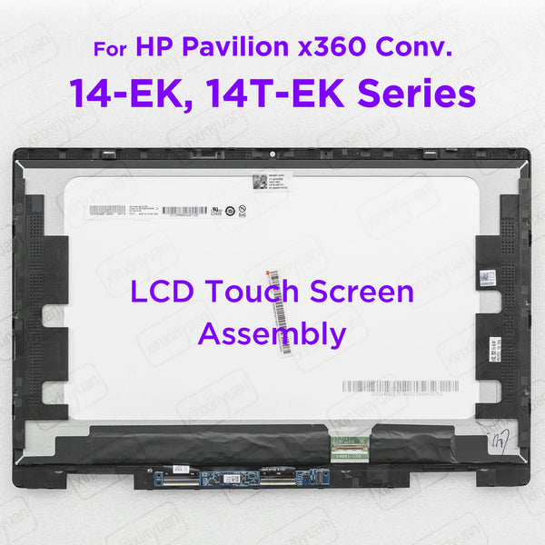 StoneTaskin 14.0 LCD Touch Screen Digitizer Assembly for HP Pavilion x360 14-EK 14T-EK 14-ek0039TU 14-ek0157TU 14-ek0162TU FHD Display Panel Fully Tested Free Shipping