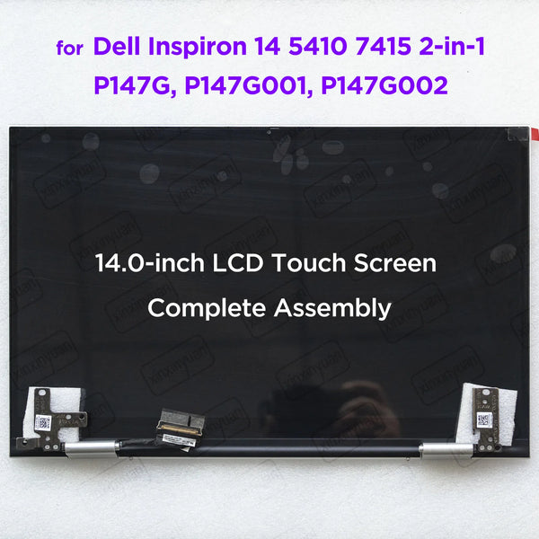 StoneTaskin 14.0 Laptop LCD Touch Screen Complete Assembly for DELL Inspiron 14 5410 7415 2-in-1 P147G001 P147G002 Display Panel Replacement Fully Tested Free Shipping