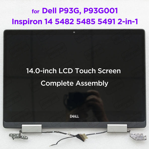 StoneTaskin 14.0 Laptop LCD Touch Screen Complete Assembly for DELL Inspiron 14 5482 5485 5491 2in1 P93G P93G001 Display Panel Replacement Display Panel Fully Tested Free Fast Shipping