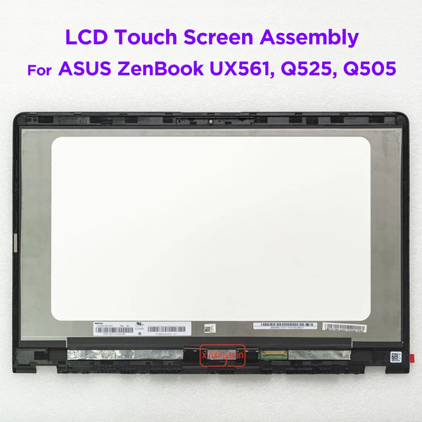 StoneTaskin 15.6 Inch LCD Touch Screen Assembly for Asus ZenBook Flip 15 UX561 UX561U Q505 Q525 Display Module Replacement FHD 1920x1080 Display Panel Fully Tested Free Fast Shipping